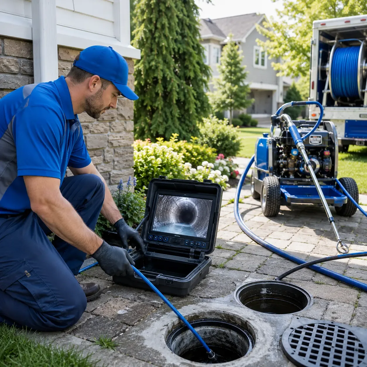 Outdoor drain cleaning professionals serving Alexandria, TN